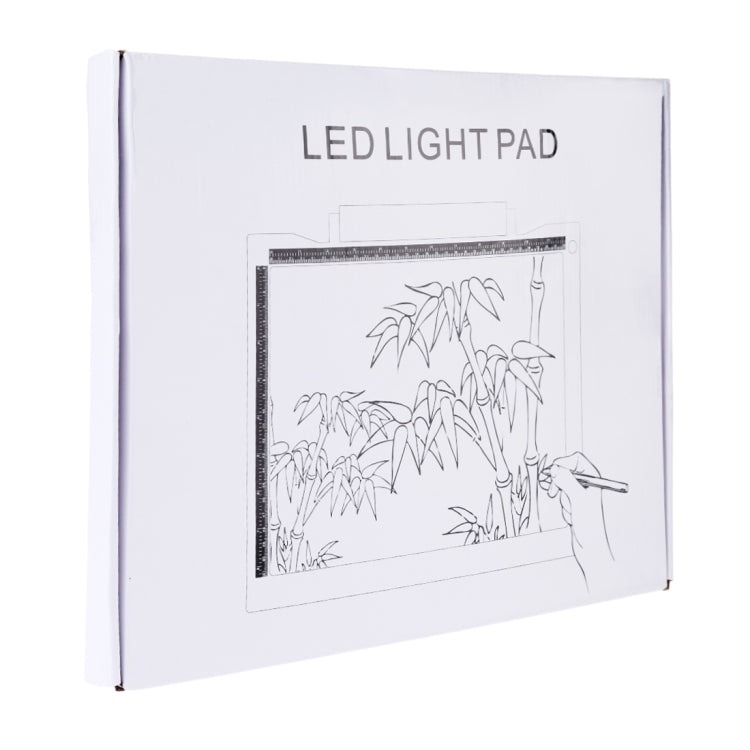 A4-19 6.5W Three Level of Brightness Dimmable A4 LED Drawing Sketchpad Light Pad with USB Cable (White) - by PMC Jewellery | Online Shopping South Africa | PMC Jewellery | Buy Now Pay Later Mobicred