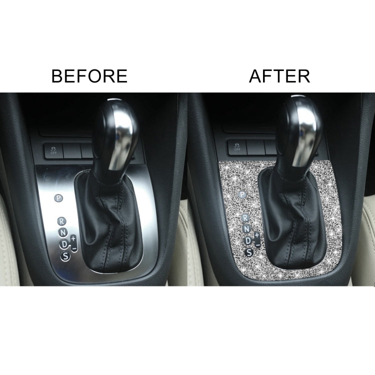 Car Gear Adjustment A Diamond Decoration Cover Sticker for Volkswagen Golf 6 2008-2012, Left-hand Drive - Car Interior Mouldings by PMC TechLife | Online Shopping South Africa | PMC TechLife | Buy Now Pay Later Mobicred