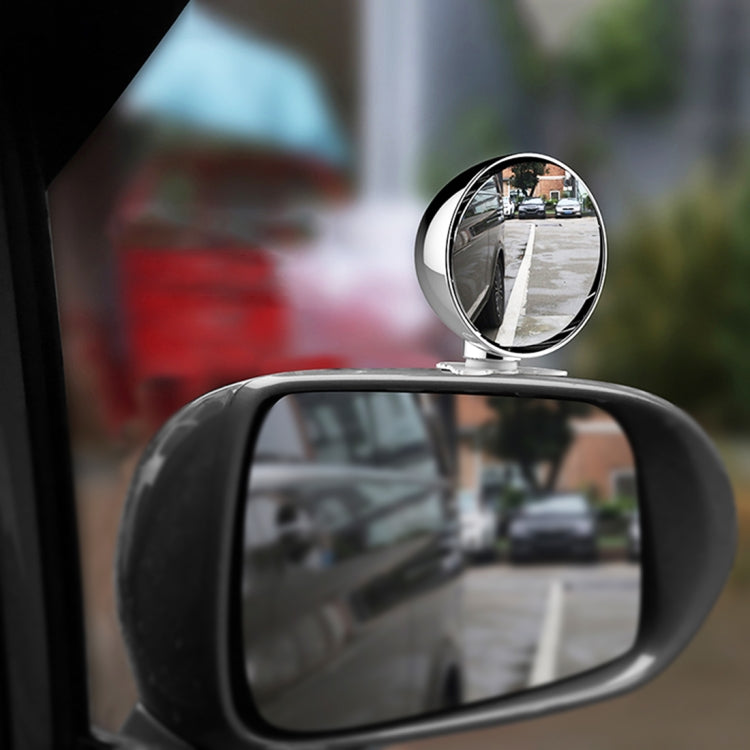 3R-043 Auxiliary Rear View Mirror Car Adjustable Blind Spot Mirror Wide Angle Auxiliary Side Mirror, Diameter: 60mm (Black) - Interior Mirrors by 3R | Online Shopping South Africa | PMC TechLife | Buy Now Pay Later Mobicred
