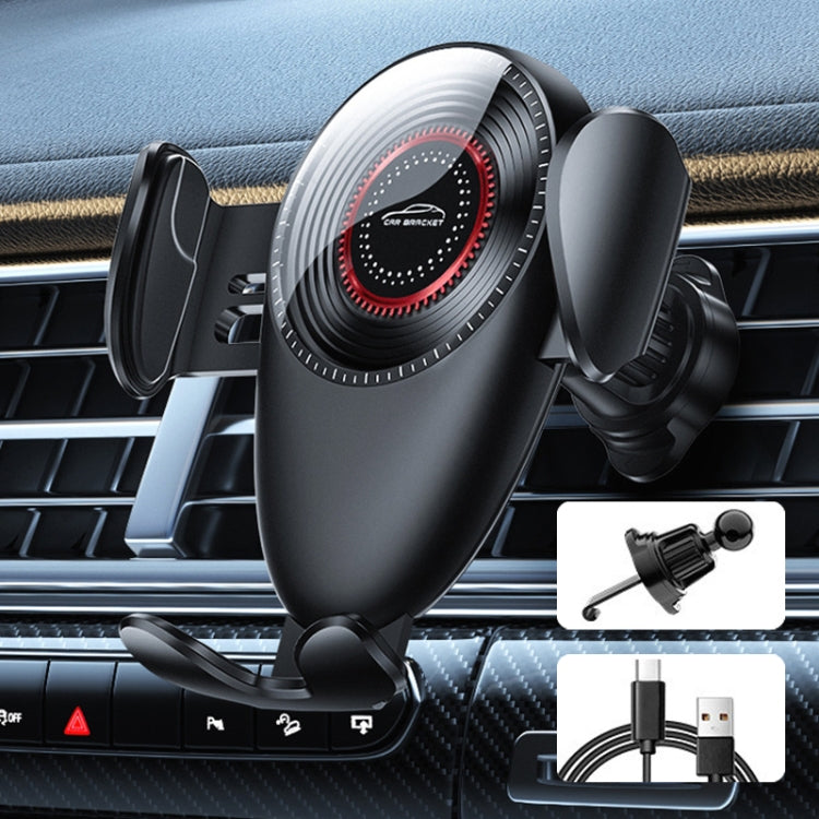 M8 Universal Car Mechanical Gravity Air Outlet Phone Navigation Holder - free shipping - PMC TechLife - Order now!