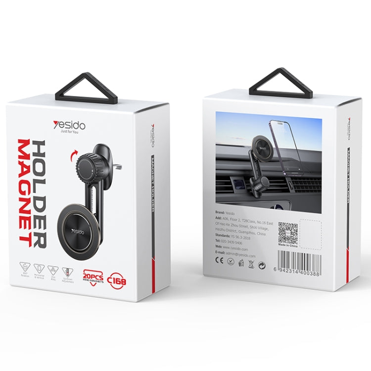 Yesido C168 MagSafe Magnetic Car Air Vent Phone Holder - free shipping - PMC TechLife - Order now!