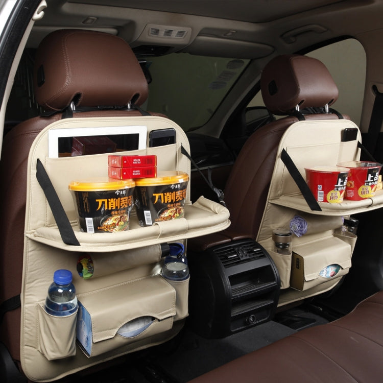 Multifunction Car Seat Pockets Folding Storage Bag (Beige) - Stowing Tidying by PMC TechLife | Online Shopping South Africa | PMC TechLife | Buy Now Pay Later Mobicred