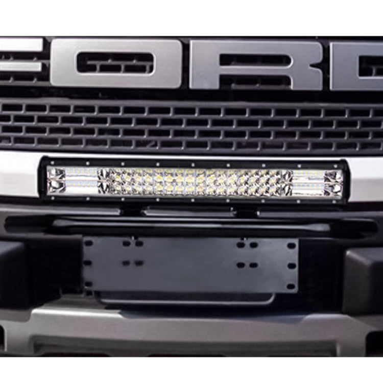 Universal License Plate Bumper Frame for Off-Road Jeep LED Work Light Bar Mounting Bracket with Front Bucket(Black) - License Plate Covers & Frames by PMC Jewellery | Online Shopping South Africa | PMC Jewellery | Buy Now Pay Later Mobicred
