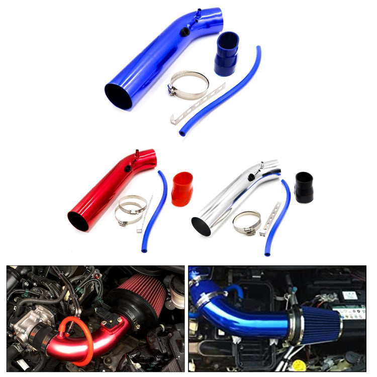 Universal Air Intakes Short Cold Racing Aluminium Air Intake Pipe Hose with Cone Filter Kit System(Blue) - Air Intake System by PMC TechLife | Online Shopping South Africa | PMC TechLife | Buy Now Pay Later Mobicred