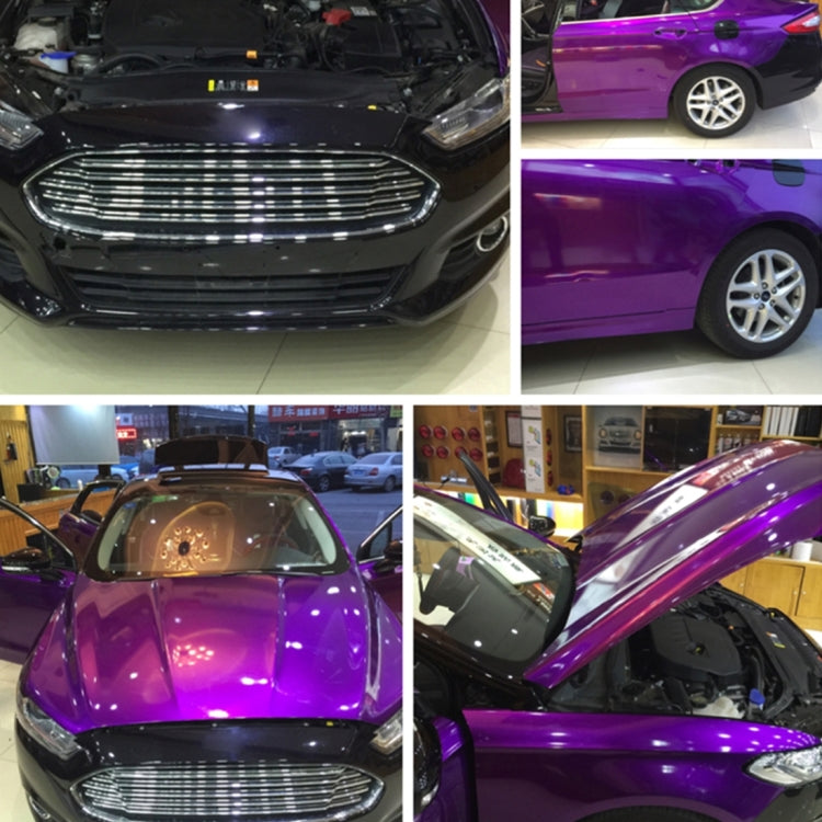 1.52m �� 0.5m Electroplating Car Auto Body Decals Sticker Self-Adhesive Side Truck Vinyl Graphics(Purple) - Auto Film by PMc TechLife | Online Shopping South Africa | PMc TechLife | Buy Now Pay Later Mobicred