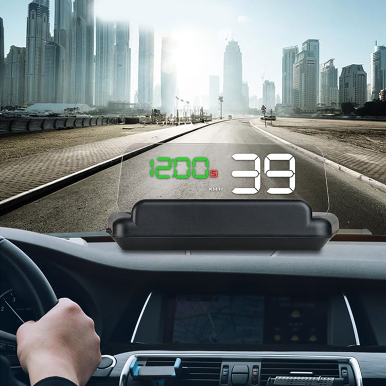 T900 Car GPS HUD Virtual HD Reflection Board Head-up Display, Speed & Driving Distance / Time Display, Over Speed & Voltage & Low Voltage Alarm, Fatigue Driving(Green) - Head Up Display System by PMC TechLife | Online Shopping South Africa | PMC TechLife | Buy Now Pay Later Mobicred