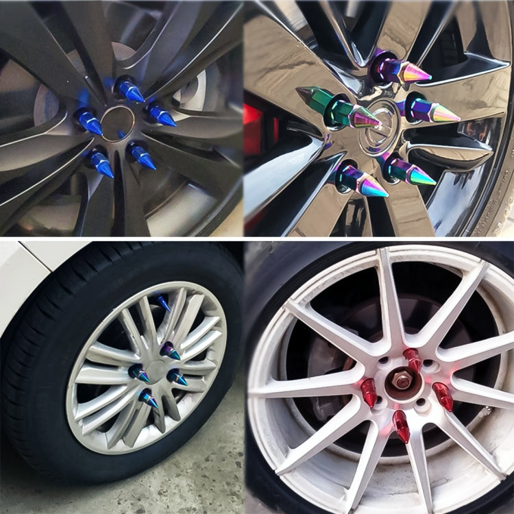 20 PCS Wheel Drive Hub Adaptor Car Wheel Nut Adjustable Decorative Steering Wheel Hub Nut - Nuts & Bolts by PMC TechLife | Online Shopping South Africa | PMC TechLife | Buy Now Pay Later Mobicred
