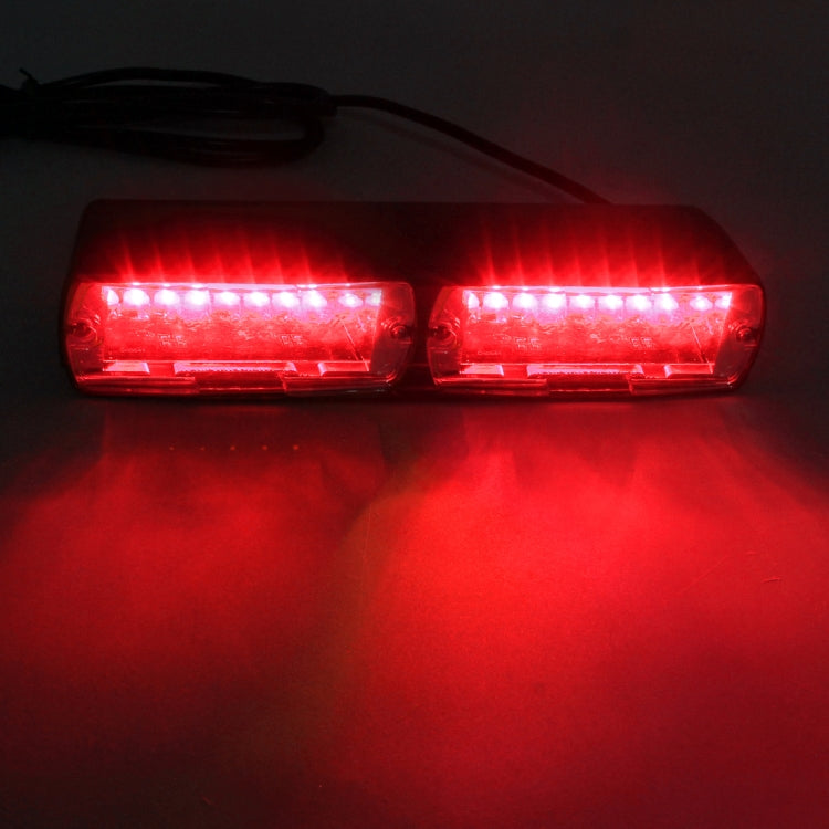 DC 12V 4.2W 16LEDs Crystal Lamp Beads Car Windshield Warning Lamp 18 Flash Patterns(Adjustable) - Warning Lights by PMC TechLife | Online Shopping South Africa | PMC TechLife | Buy Now Pay Later Mobicred