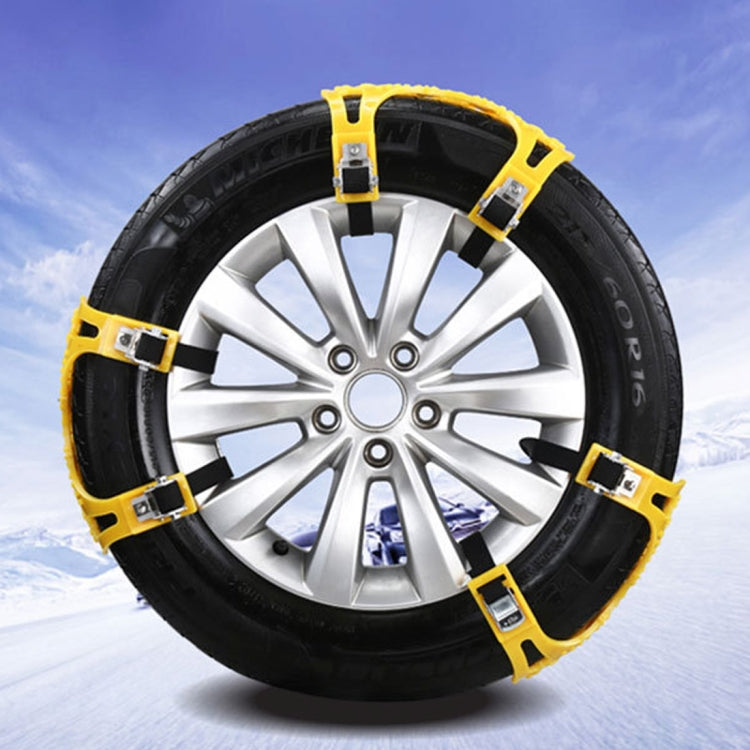 6 PCS Car Snow Tire Anti-skid Chains Winter Car Snow Tire Chains Wheel Chains Anti-skid Belt Thickened Anti-slip Chains with Effortless Wheel - Car Road Trouble Clearer by PMC TechLife | Online Shopping South Africa | PMC TechLife | Buy Now Pay Later Mobicred