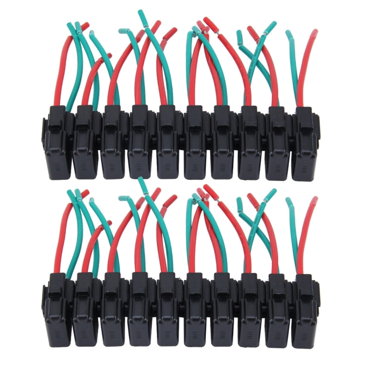 20 PCS Removable Car Blade Fuse Box Holder - Fuse by PMC TechLife | Online Shopping South Africa | PMC TechLife | Buy Now Pay Later Mobicred