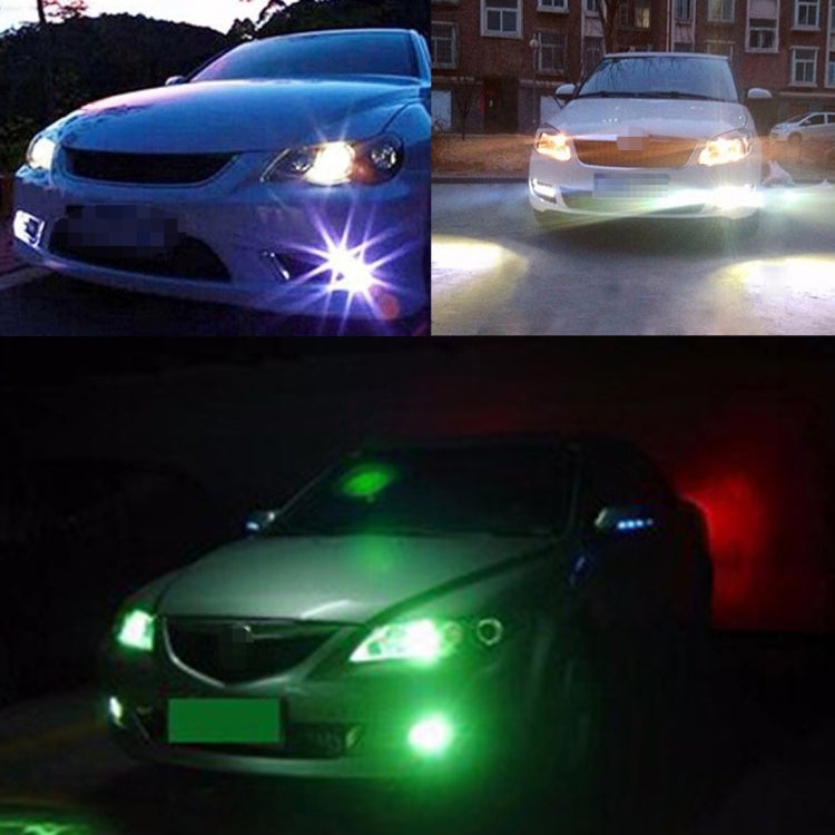 2 PCS 2W (White + Yellow Light) Car Auto Eagle Eyes Fog Light Turn Light with 12 SMD-4014 LED Lamps, DC 12V Cable Length: 55cm - Eagle Eye Lamps by PMC TechLife | Online Shopping South Africa | PMC TechLife | Buy Now Pay Later Mobicred
