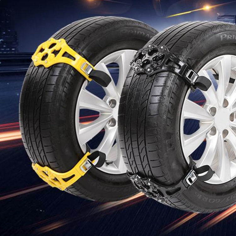 8PCS Car Snow Tire Anti-skid Chains For Family Car(Black) - Car Road Trouble Clearer by PMC TechLife | Online Shopping South Africa | PMC TechLife | Buy Now Pay Later Mobicred
