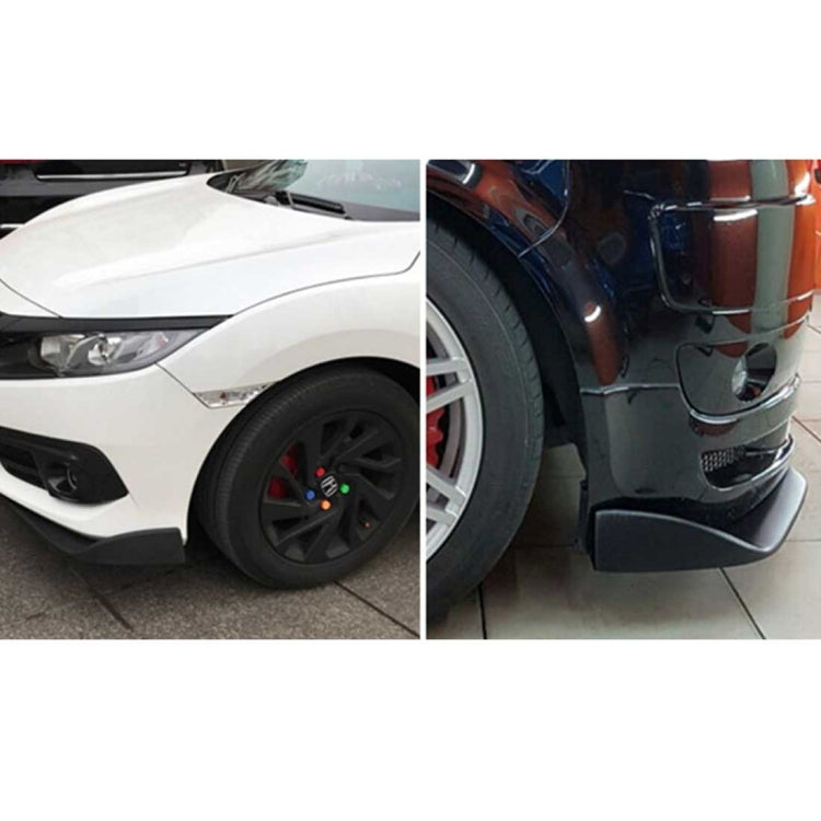 2 PCS Universal Fit Car Front Bumper Spoiler Lip Splitter Diffuser SUV ABS Front Shovel, Length: 74cm - Bumper by PMC TechLife | Online Shopping South Africa | PMC TechLife | Buy Now Pay Later Mobicred