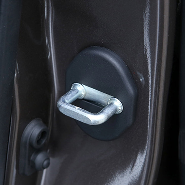 4 PCS Car Door Lock Buckle Decorated Rust Guard Protection Cover for LANCERFORTIS ASX LingYue V3 V5 V6 V7 - Locks & Hasps by PMC TechLife | Online Shopping South Africa | PMC TechLife | Buy Now Pay Later Mobicred
