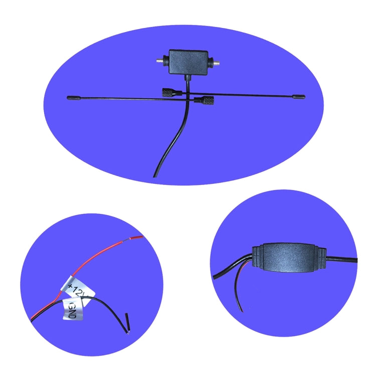 Car Invisible Patch Horn Lightning Protection TV Antenna - Aerials by PMC TechLife | Online Shopping South Africa | PMC TechLife | Buy Now Pay Later Mobicred