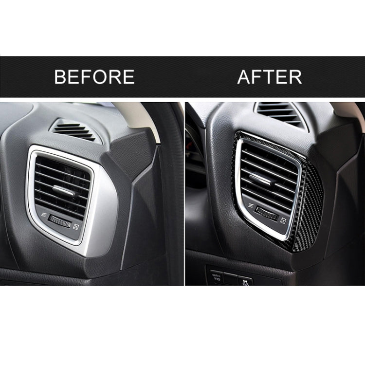 Car Carbon Fiber Right and Left Air Outlet Decorative Sticker for Mazda Axela 2014 / 2017-2018 - Car Interior Mouldings by PMC TechLife | Online Shopping South Africa | PMC TechLife | Buy Now Pay Later Mobicred