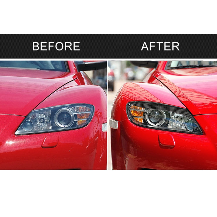Car Carbon Fiber Light Eyebrow for Mazda RX-8 Coupe 2004-2008 - Lamp Decoration by PMC TechLife | Online Shopping South Africa | PMC TechLife | Buy Now Pay Later Mobicred