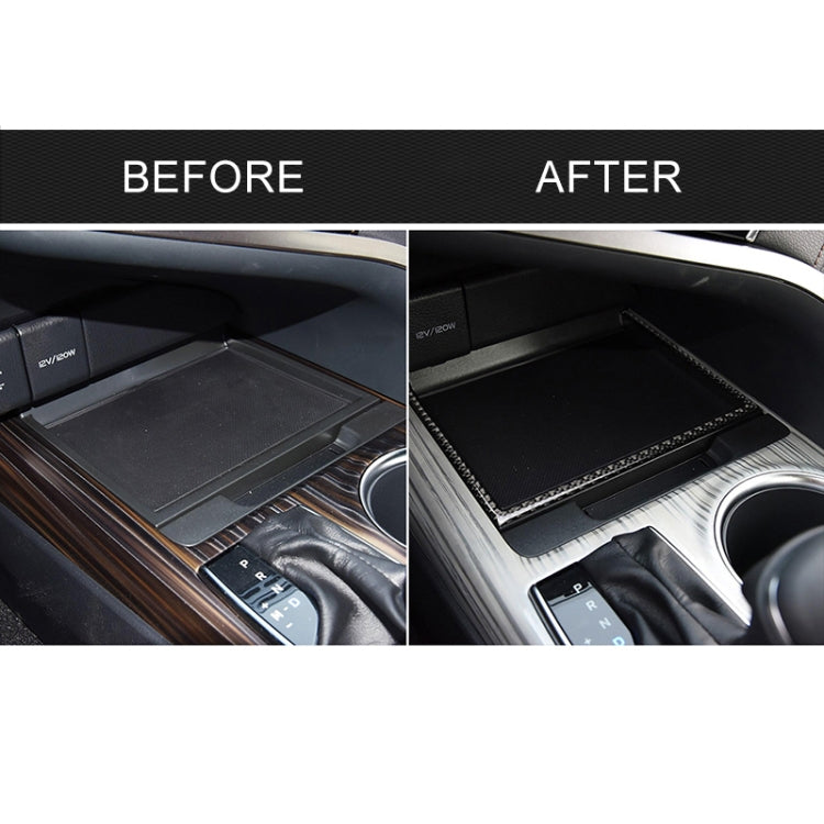 Car Carbon Fiber Storage Box U Shape Frame Decorative Sticker for Toyota Eighth Generation Camry 2018-2019 - Car Interior Mouldings by PMC TechLife | Online Shopping South Africa | PMC TechLife | Buy Now Pay Later Mobicred