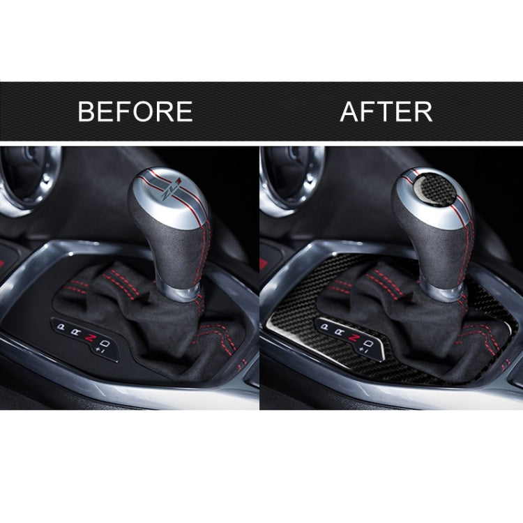 2 in 1 Car Carbon Fiber Gear Frame Decorative Sticker for Chevrolet Camaro 2017-2019 - Car Interior Mouldings by PMC TechLife | Online Shopping South Africa | PMC TechLife | Buy Now Pay Later Mobicred