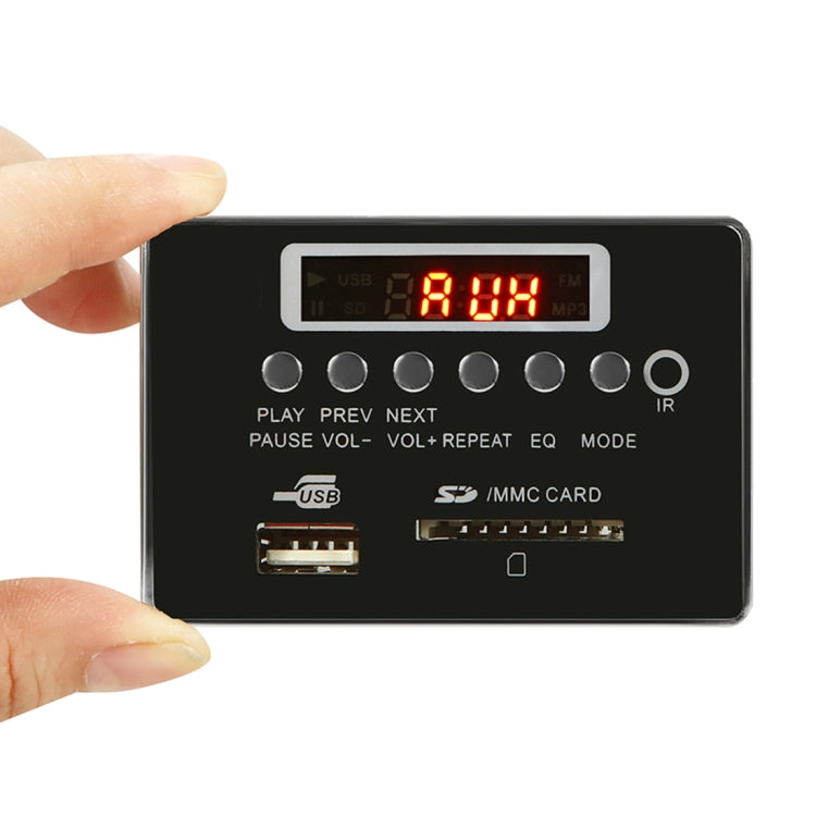 Car 12V Audio MP3 Player Decoder Board FM Radio SD Card USB AUX, with Bluetooth / Remote Control(Black) - Car MP3 & MP4 & MP5 by PMC TechLife | Online Shopping South Africa | PMC TechLife | Buy Now Pay Later Mobicred