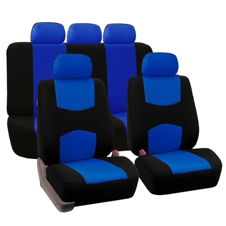 9 in 1 Universal Four Seasons Anti-Slippery Cushion Mat Set for 5 Seat Car, Style:Ordinary (Blue) - Seat Accessories by PMC TechLife | Online Shopping South Africa | PMC TechLife | Buy Now Pay Later Mobicred