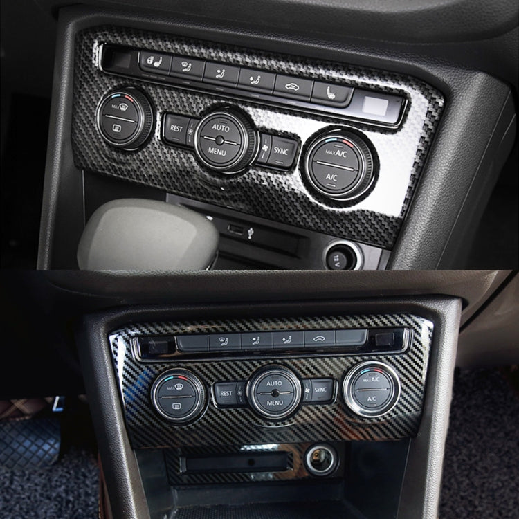 Car Carbon Fiber Air Conditioning Panel Decorative Sticker for Volkswagen Tiguan L, High Configuration - Car Interior Mouldings by PMC TechLife | Online Shopping South Africa | PMC TechLife | Buy Now Pay Later Mobicred