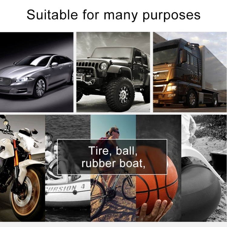 DC 12V 100W Four In One Portable Car Tire Pump Inflatable Pump(Silver) - Inflatable Pump by PMC TechLife | Online Shopping South Africa | PMC TechLife