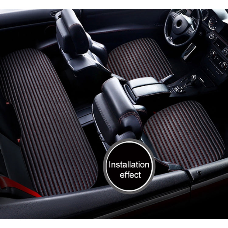 3 in 1 Car Seat Cushion Free Binding Half Inclusive Seat Mat Set (Grey) - Seat Accessories by PMC TechLife | Online Shopping South Africa | PMC TechLife | Buy Now Pay Later Mobicred