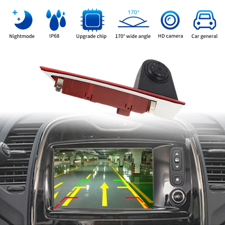 PZ477 Car Waterproof 170 Degree Brake Light View Camera for Ford Transit Custom - Rear View Cameras by PMC TechLife | Online Shopping South Africa | PMC TechLife | Buy Now Pay Later Mobicred