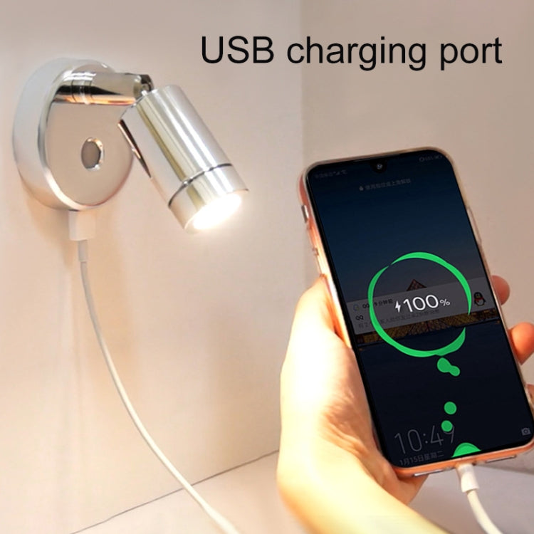 RV 10-30V Multi-functional Reading Light with Touch Switch, Style: Straight Hose - Instrument Lights by PMC TechLife | Online Shopping South Africa | PMC TechLife | Buy Now Pay Later Mobicred