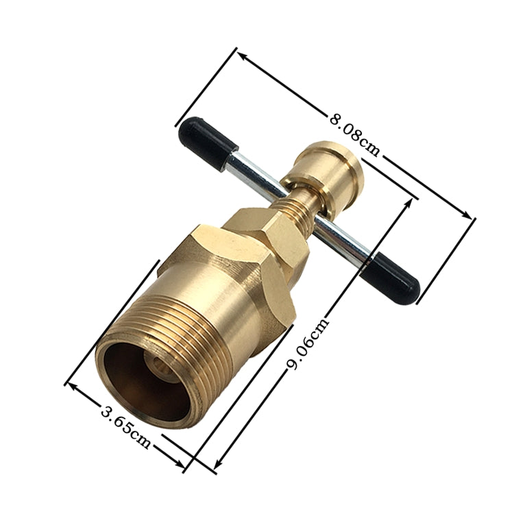 ZK-020 Car 15mm & 22mm Olive Remove Puller Solid Brass Copper Pipe Fitting - Hand Tool Sets by PMC TechLife | Online Shopping South Africa | PMC TechLife | Buy Now Pay Later Mobicred