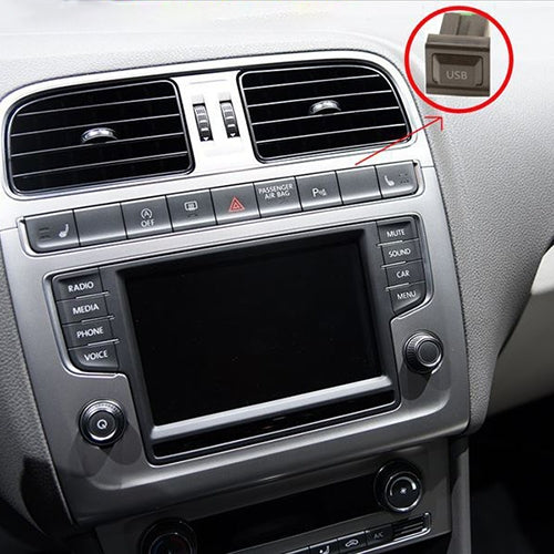 Car Center Console CD Reserved Position Modified USB Port 2.6x2.3cm for Volkswagen / Audi / Skoda - Car Switches by PMC TechLife | Online Shopping South Africa | PMC TechLife | Buy Now Pay Later Mobicred