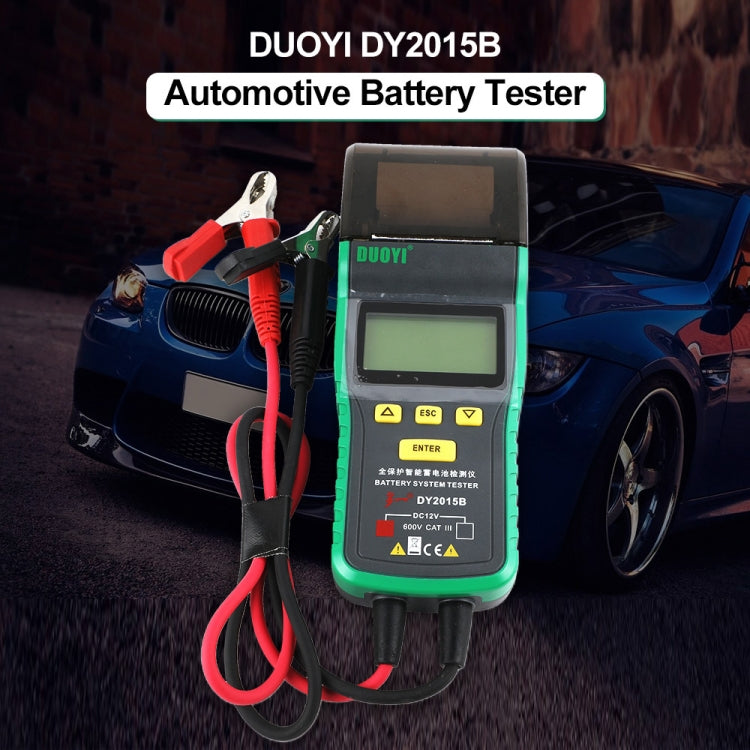 DUOYI DY2015B Car 12V Battery Tester - free shipping - PMC TechLife - Order now!