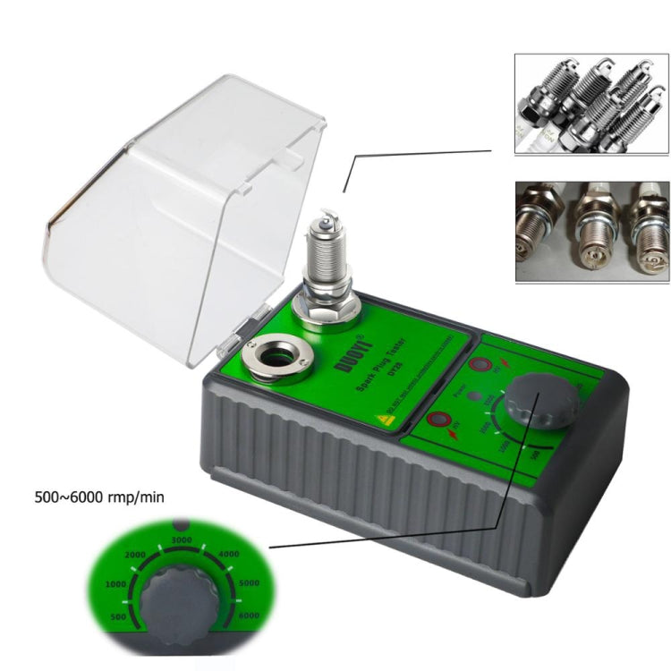 DUOYI DY28 Car Double Hole Spark Plug Tester, US Plug - free shipping - PMC TechLife - Order now!