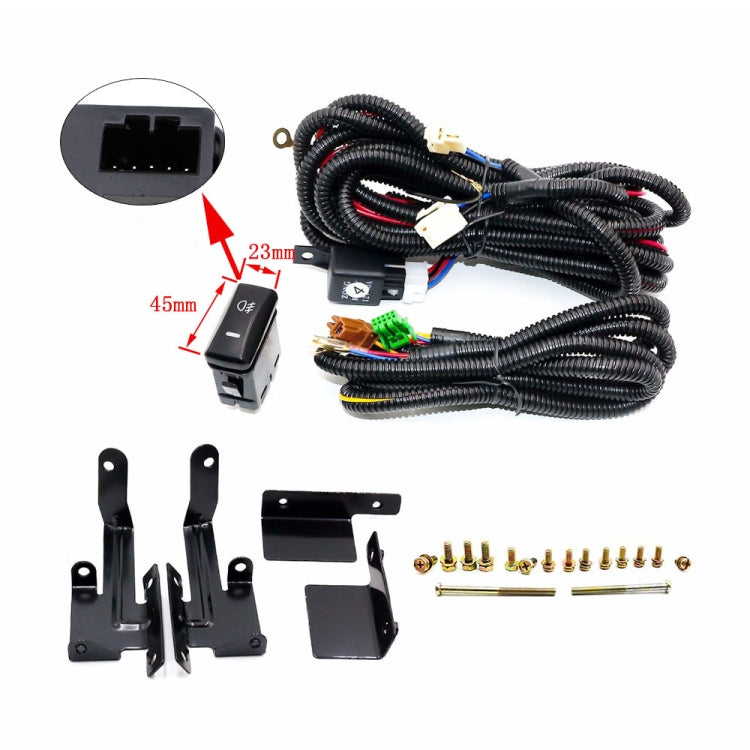 1 Pair Car Modified Front Fog Light for Honda Civic 1996-1998 (White Light) - Fog / Driving Lights by PMC TechLife | Online Shopping South Africa | PMC TechLife | Buy Now Pay Later Mobicred