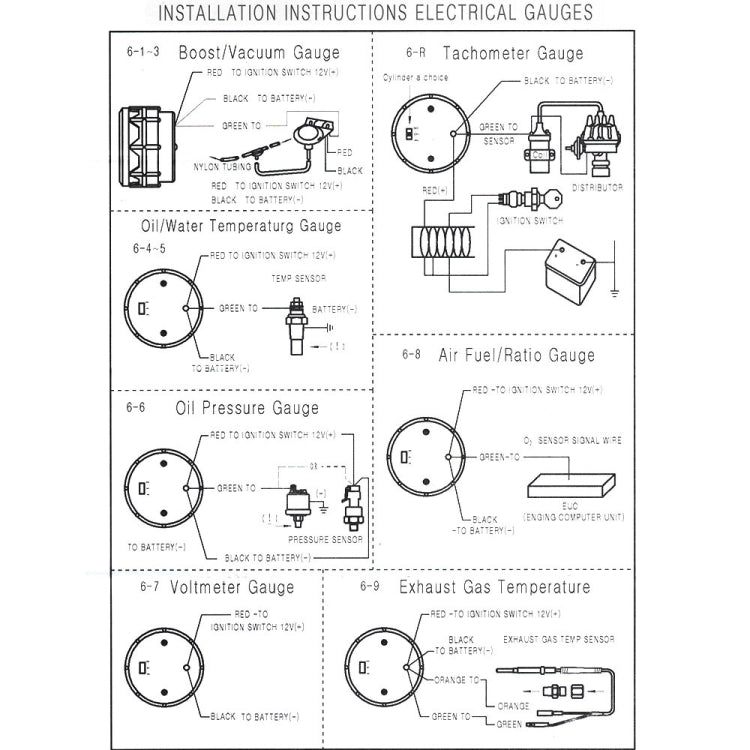 52mm Car Modified Colorful Voltmeter - Car Modification by PMC TechLife | Online Shopping South Africa | PMC TechLife | Buy Now Pay Later Mobicred