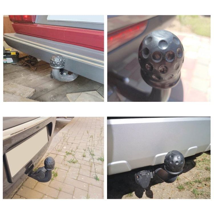 2 in 1 / Set Car Truck Tow Ball Cover Cap Towing Hitch Trailer Towball Protection - Towing Bars by PMC TechLife | Online Shopping South Africa | PMC TechLife | Buy Now Pay Later Mobicred