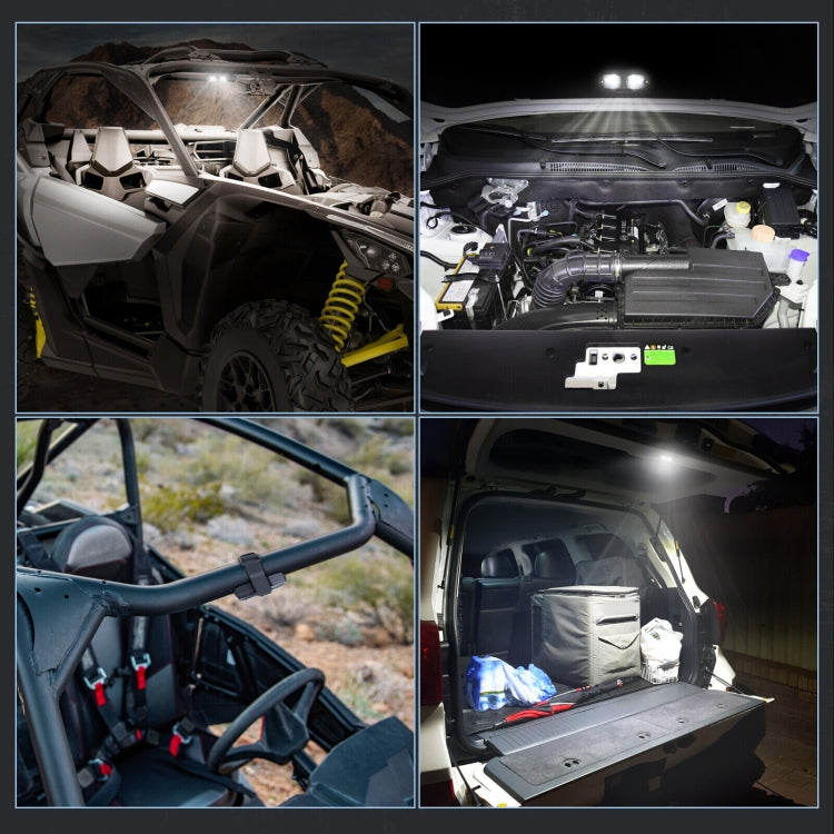 For UTV ATV Polaris RZR Golf Cart Motorcycle LED Guard Bar Light - Headlights by PMC TechLife | Online Shopping South Africa | PMC TechLife | Buy Now Pay Later Mobicred