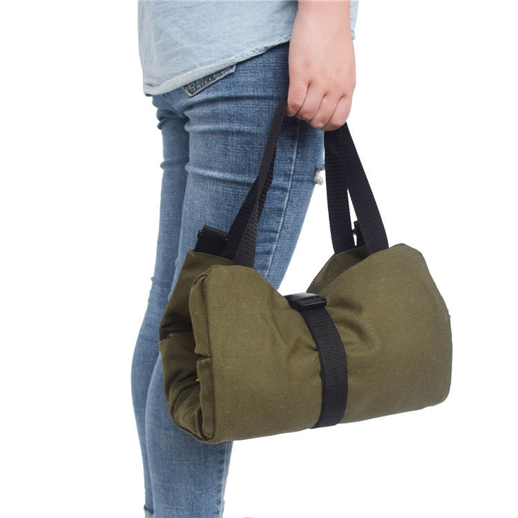 Car Auto Multi-function Canvas Storage Bag Portable Tool Bag Hanging Pocket Bag (Khaki) - Seat Accessories by PMC TechLife | Online Shopping South Africa | PMC TechLife | Buy Now Pay Later Mobicred
