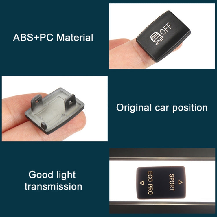 For BMW 3 Series Left Driving Car Central Control Multi-function ESP Button 6131 9252 912(Black) - Car Switches by PMC TechLife | Online Shopping South Africa | PMC TechLife | Buy Now Pay Later Mobicred