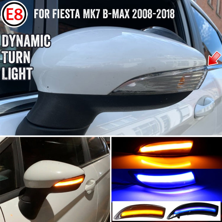 1 Pair For Ford Fiesta 2008-2017 Car Dynamic LED Turn Signal Light Rearview Mirror Flasher Water Blinker - Arrow Turn Lights by PMC TechLife | Online Shopping South Africa | PMC TechLife | Buy Now Pay Later Mobicred