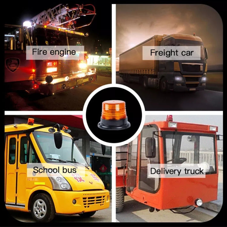 School Bus Engineering Vehicle Safety Warning Light Rear-end Collision Yellow Signal Lamp (Blue Light) - free shipping - PMC TechLife - Order now!