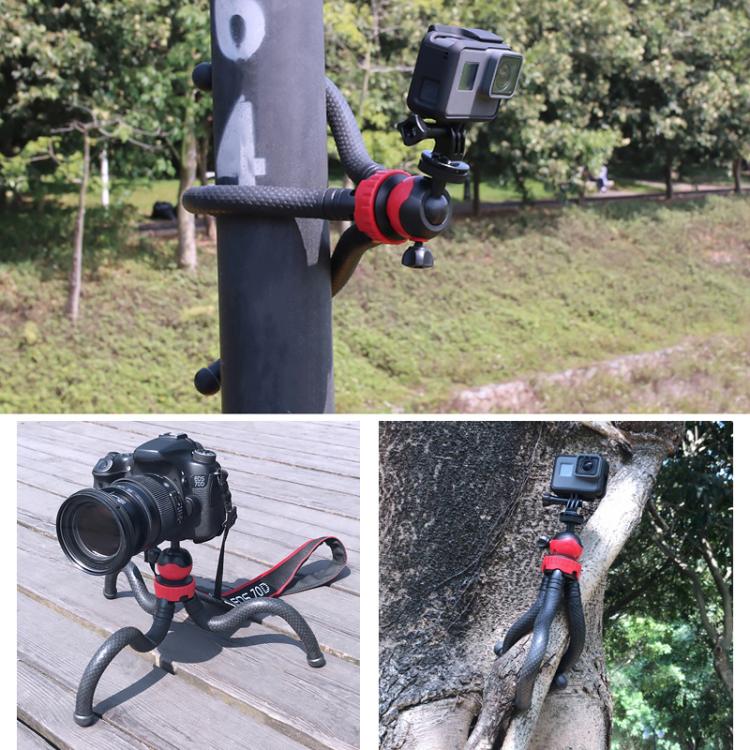 Mini Octopus Flexible Tripod Holder with Phone Clamp for iPhone, Galaxy, Huawei, GoPro, Insta360, DJI and Other Action Cameras - free shipping - PMC TechLife - Order now!