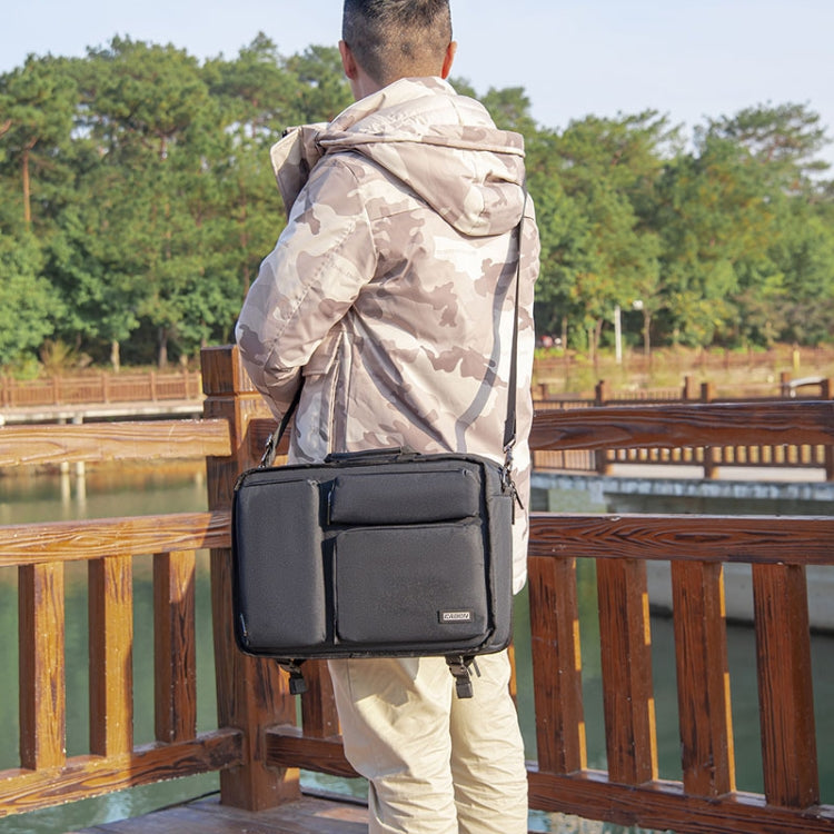 CADEN D28 Portable Multifunctional Single and Double Shoulder Camera Bag With Strap(Black) - free shipping - PMC TechLife - Order now!