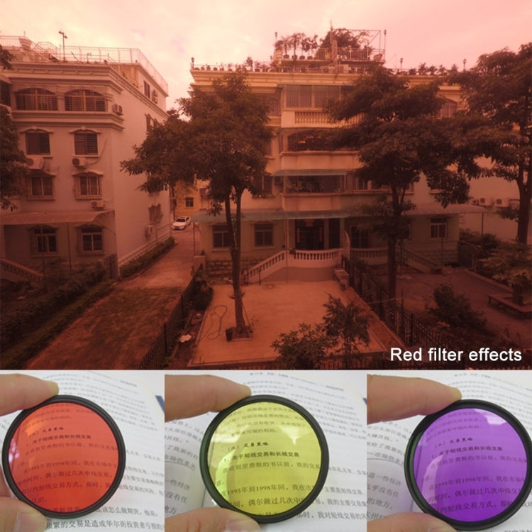 For GoPro HERO5 Sport Action Camera Proffesional 52mm Lens Filter(CPL + UV + ND8 + ND2 + Star 8 + Red + Yellow + FLD / Purple) & Waterproof Housing Case Adapter Ring - Lens Filter by PMC TechLife | Online Shopping South Africa | PMC TechLife | Buy Now Pay Later Mobicred