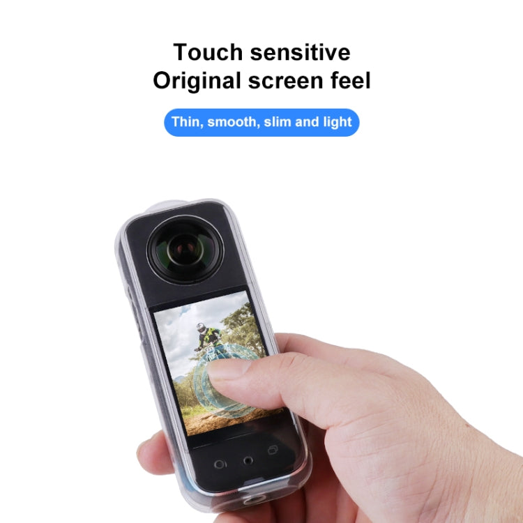 For Insta360 X3 Full Body Clear TPU Protective Case (Transparent) - Case & Bags by PMC TechLife | Online Shopping South Africa | PMC TechLife | Buy Now Pay Later Mobicred