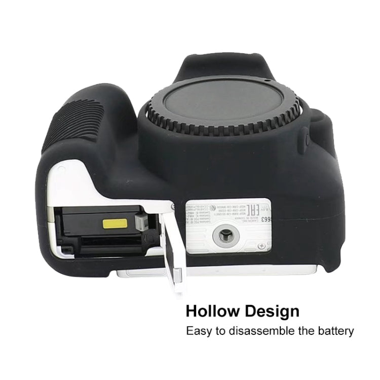 For Canon EOS 200D / EOS 200D Mark II Soft Silicone Protective Case(White) - Protective Case by PMC TechLife | Online Shopping South Africa | PMC TechLife | Buy Now Pay Later Mobicred