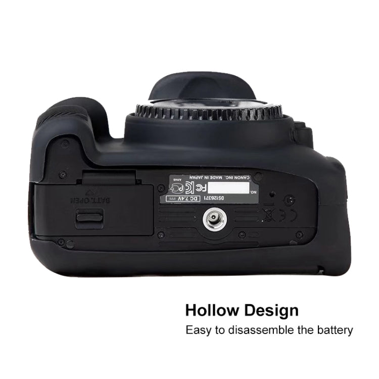 For Canon EOS 600D Soft Silicone Protective Case(Black) - Protective Case by PMC TechLife | Online Shopping South Africa | PMC TechLife | Buy Now Pay Later Mobicred