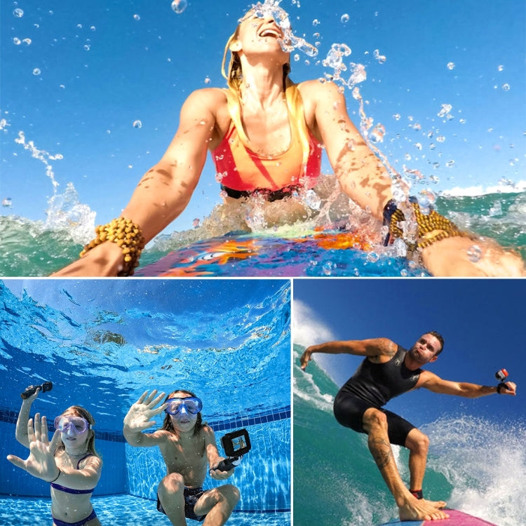 2 in 1 for GoPro HERO6 /5 Touch Screen Back Cover + 45m Waterproof Housing Protective Case(Need to Disassemble Lens When Installed) with Buckle Basic Mount & Lead Screw(Black) - Waterproof Cases by PMC TechLife | Online Shopping South Africa | PMC TechLife | Buy Now Pay Later Mobicred