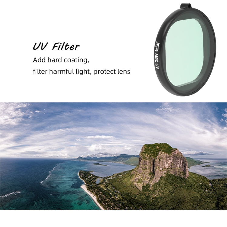 JSR Round Housing Diving 6 in 1 UV + CPL + 16X Macro + Red + Yellow + Purple Lens Filter for GoPro HERO8 Black - free shipping - PMC TechLife - Order now!